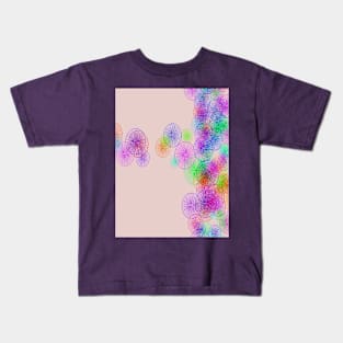 Purple dandelions line Kids T-Shirt